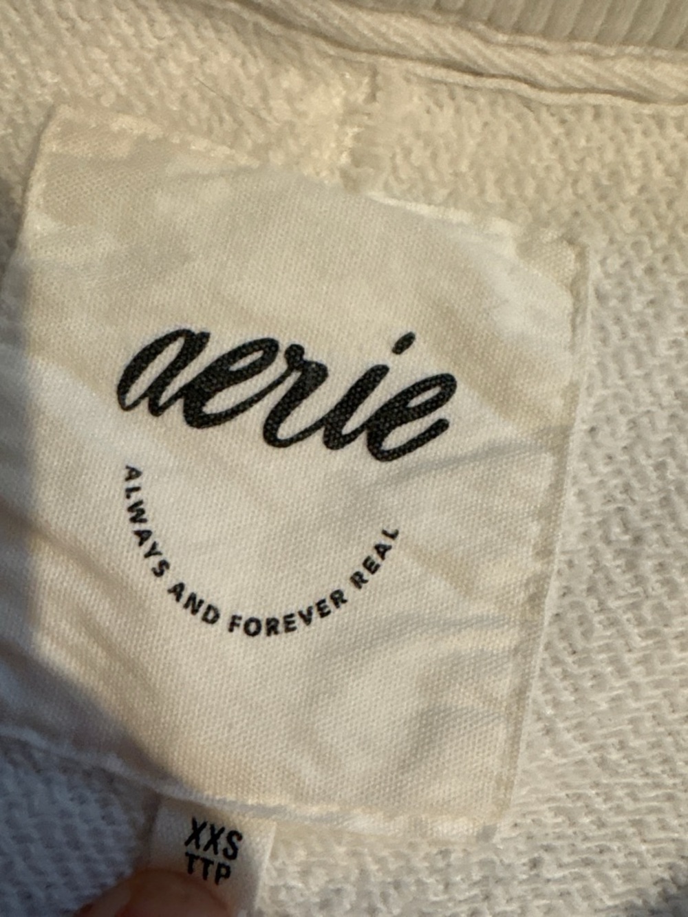 Aerie White 'N.E. Maine LobsterGraphic Crewneck Sweater Women Size XXS Oversize - Picture 2 of 5